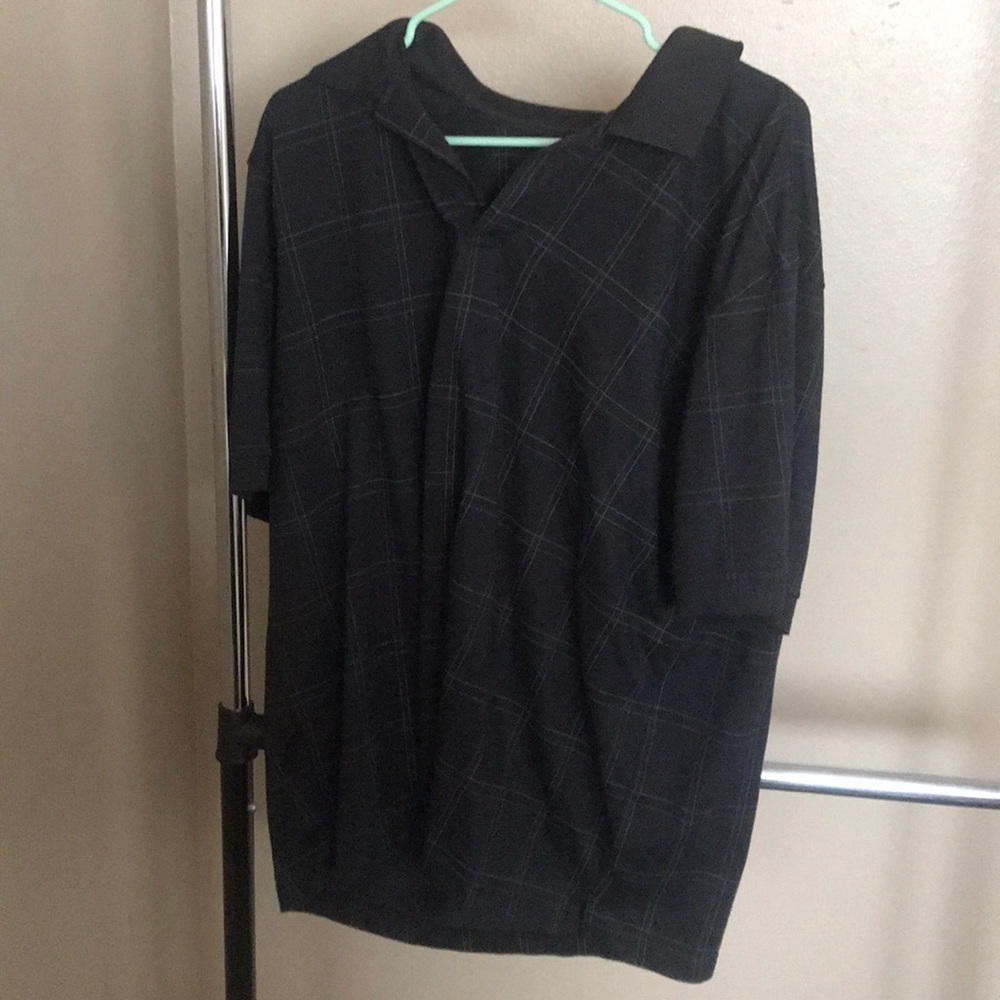 men’s polyester collar shirt